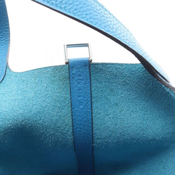 Hermes Picotin Lock PM Handbag Blue - Picture 5 of 10